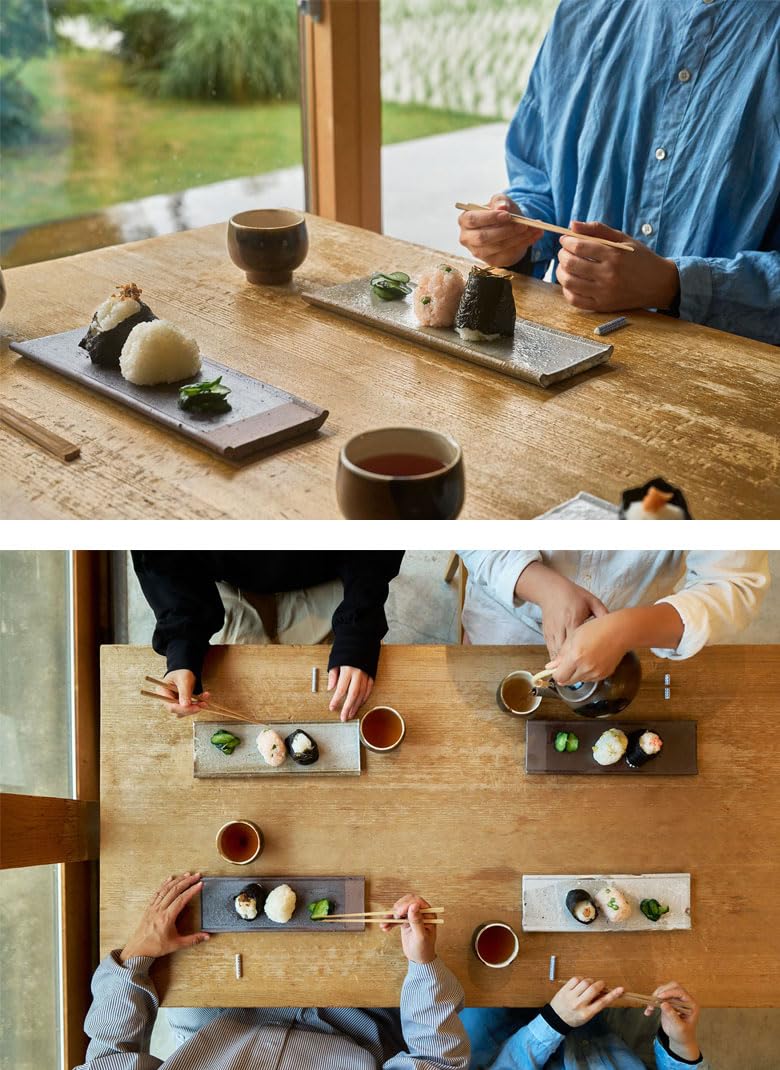 Amazon | 越前瓦器(燒締/大 318)角皿 スクエア 陶器 皿 小皿 四角 豆皿